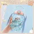 thumbnail image 3 of Kawaii Bear Bottle with Straw and Strap, Cute Water Bottles, 3 of 5