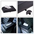 thumbnail image 4 of Aumohall - Funda Para Caja De Pañuelos De Piel Sintética, Color Negro, Rectangular, Para Decoración Del Hogar, Coche, Oficina (Sin Toalla De Papel), 4 of 5
