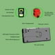 thumbnail image 3 of Lámpara de emergencia solar con radio, luz COB y cargador portátil para teléfonos - Versión europea en color vino tinto, 3 of 7
