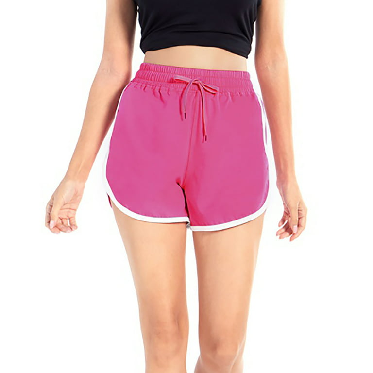 Girls: Off To A Good Start Hot Pink Running Shorts