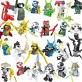 thumbnail image 2 of Minifiguras de los maestros ninja del Spinjitzu Jay Cole, Kai, Zane Lloyd, bloques de construcción, juguetes para niños, regalo, 2 of 5