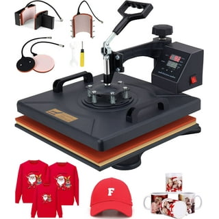 BENTISM Hat Heat Press, 4-in-1 Cap Heat Press Machine, Clamshell  Sublimation Transfer, LCD Digital Timer Temperature Control with 4pcs  Curved Heating Elements (6x3/6.7x2.7/6.7x2.7/8.1x3.5) 