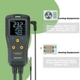 thumbnail image 6 of Digiten DTC101 Plastic Rectangle Green LED Digital Temperature Controller Thermostat, 6 of 8