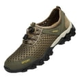 thumbnail image 3 of Zapatillas de deporte para hombre, informales, transpirables, antideslizantes, para viajes, gimnasio, tenis Verde Sunnimix  Zapatillas de deporte para hombre, 3 of 8