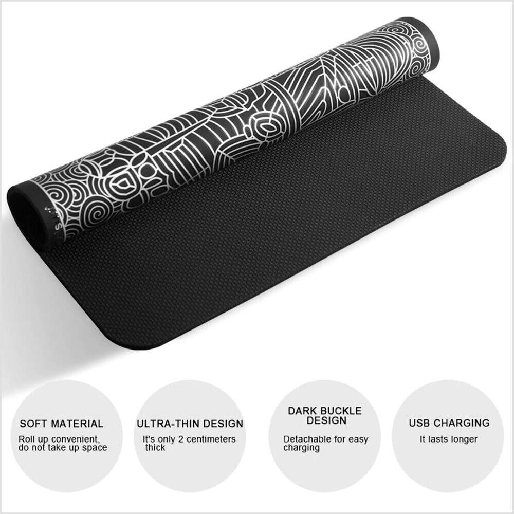 Portable Electric Foot Massager Pad Muscle Stimulator Blood Circulation Mat USA
