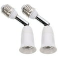 thumbnail image 4 of 2pcs Light Bulb Socket Extender Bendable Light Socket Adapter Light Bulb Adapter(E27-E27), 4 of 8