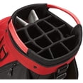 thumbnail image 3 of NEW TaylorMade Golf TM22 Cart Lite Bag 14-Way Top - Red / Black - Stealth, 3 of 3