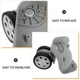 thumbnail image 3 of WEUVEB 1 Paire Roues de Remplacement pour Valise Grises Robustes Nylon Silencieux Pivotant Accessoires de Valise, 3 of 8