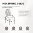 thumbnail image 2 of Lavish Cover Premium Waterproof Non-Slip Dining Chair Covers, Washable Furniture Protector for Kids, Pets(Black, 6 Packs), 2 of 6