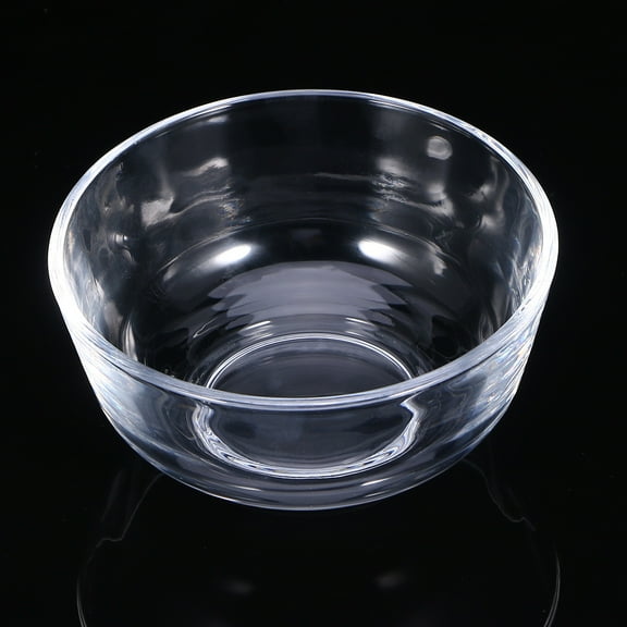BESTYASH Clear Glass Wide Rim Bowl 1Pc - Ideal for Serving Salads, Desserts, Soups, and Hot Dishes