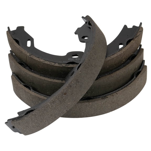 TRQ Parking Brake Shoe Set Fits 2007-2014 Mercedes-Benz