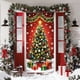 thumbnail image 5 of Cubierta Navideña para Puerta de 35 X 71 Pulgadas | Tela de Poliéster con Estampado de Papá Noel | Decoración Navideña Duradera para Puertas, Paredes y Mesas | Fácil de Instalar para Fiestas Navideña, 5 of 6