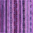 thumbnail image 1 of Ahgly Company Indoor Square Oriental Purple Industrial Area Rugs, 8' Square, 1 of 4