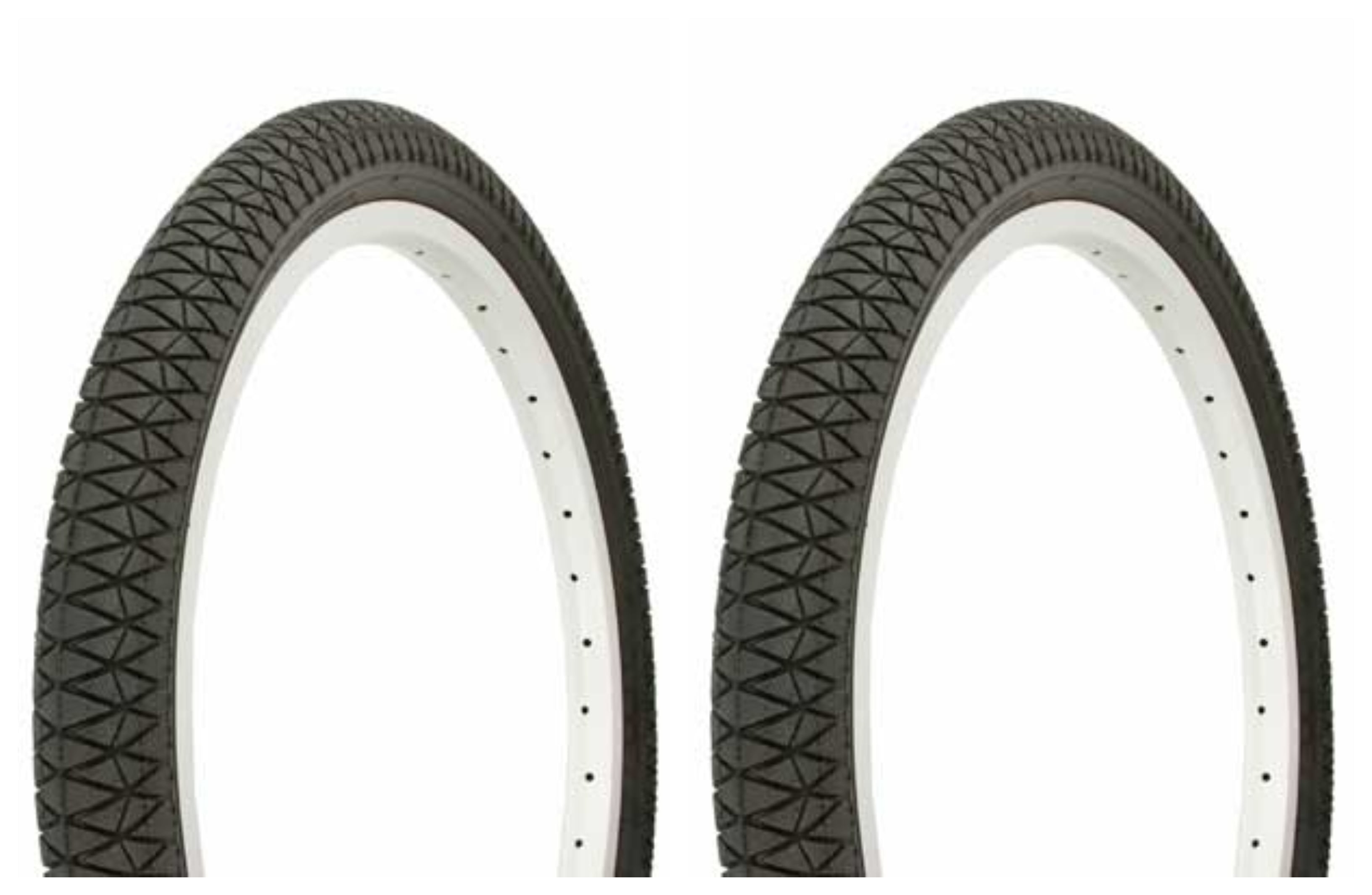 DURO BMX BICYCLE TIRES 20x2.125 MOTOCROSSGRIP BLOCK WHITE LETTER