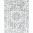 thumbnail image 1 of Unique Loom Tapis de Bordure Richmond 7' 10 x 10' Rectangle Blanc/gris, 1 of 2
