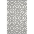 thumbnail image 3 of SAFAVIEH Dhurrie Slater Geometric Moroccan Wool Area Rug, Grey/Ivory, 2'6" x 4', 3 of 7