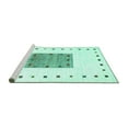 thumbnail image 2 of Ahgly Company Machine Washable Indoor Rectangle Solid Turquoise Blue Modern Area Rugs, 4' x 6', 2 of 4
