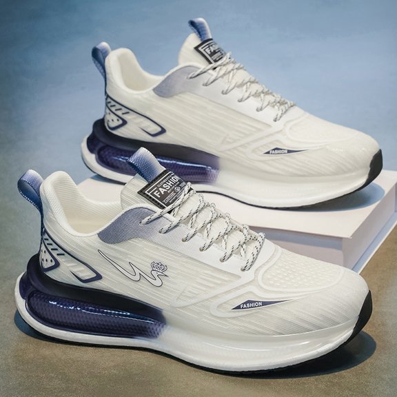 Men's Gradient Mesh Air Cushion Breathable Running Shoes