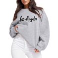 thumbnail image 3 of Vedolay Sweatshirts Oversized Sweatshirt for Women Pullover Top Long Sleeve Hoodies Fall 2023 Clothes,Gray M, 3 of 5