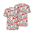 thumbnail image 3 of Daiia Forest Mushrooms Mens Baseball Jersey Button Down Shirts Short Sleeve Sports Uniforms-Medium, 3 of 9