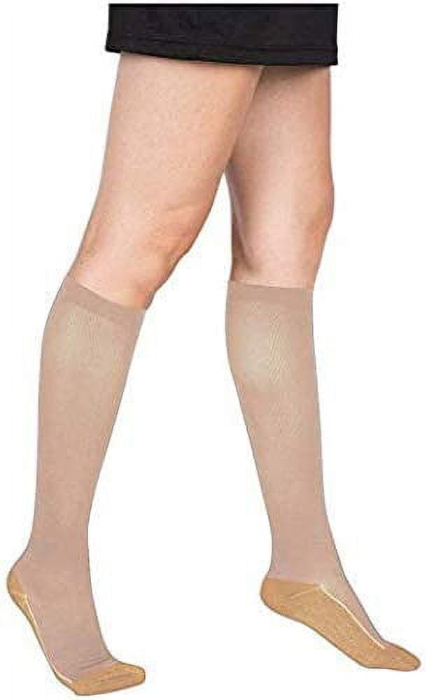 EvoNation Copper Sole Women's 20-30 mmHg Compression Socks