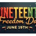 thumbnail image 4 of Star Decorations Juneteenth Banner Colorful Design Freedom Day Festive Theme for Outdoor Celebration Public Event Holiday Gathering, 4 of 4