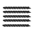 thumbnail image 2 of Sellos de esquina de puerta perfecl 50 Uds tiras de sellado autoadhesivas negro, 2 of 8