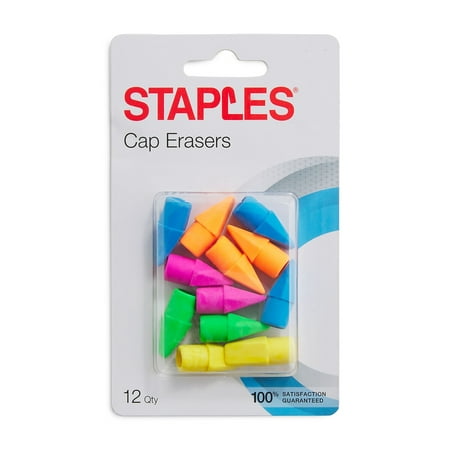 UPC: 0718103008914 | Staples Erasers Assorted Colors Dozen (771352)