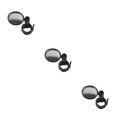 thumbnail image 2 of Transemion Rearview Handlebar Mirror Wide-angle Convex Back Mirrors Adjustable Accessory Reflective Accessories Specular Black 51mm 3Set, 2 of 6