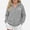 Gray, variant on ITSAME Girls Zip Up Hoodie Heart Print Fleece-Lined Long Sleeve Loose Casual Hooded Sweatshirt with Pockets Size 5T
