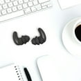 thumbnail image 1 of Sleeping Earplugs Silicone Earbuds Noise Reduction Reusable Earplugs for Earplug; Reusable Office Home, Black, 2 Layers, 1 of 8