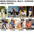 thumbnail image 5 of Grey 6-11 12 Pairs Mens Ankle Athletic Casual Low Cut Short Socks, 5 of 6