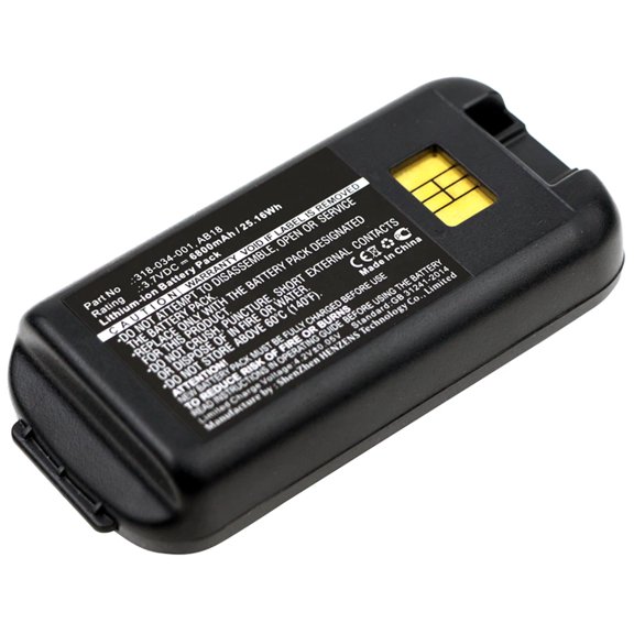 Batteries N Accessories BNA-WB-L1302 Barcode Scanner Battery - Li-ion, 3.7, 6800mAh, Ultra High Capacity Battery - Replacement for Intermec 318-033-001, 318-034-001, AB17, AB18 Battery