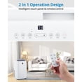 thumbnail image 5 of GOCAPTAIN Portable Air Conditioner Portable AC Unit – 14,000 BTU 3-in-1 Cooling, Dehumidifier & Fan – Ultra-Quiet 51dB – Covers up to 850 Sq. Ft. – Compact Mobile Design for Bedroom, Office, Camping., 5 of 10