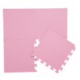 thumbnail image 3 of Juego de 9 piezas de colchonetas de espuma EVA extra gruesas con estampado floral para ejercicios y comodidad de los niños, 3 of 8