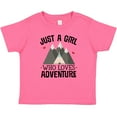thumbnail image 3 of Inktastic Just a Girl Who Loves Adventure Girls Baby T-Shirt, 3 of 5
