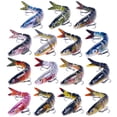 thumbnail image 5 of Fishing Lures 8-Segments Fish Bass Minnow Swimbait Tackle Hook Lure Lot G3, 5 of 7