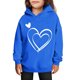 thumbnail image 1 of Sudaderas con capucha para niños y niñas, sudaderas casuales de manga larga, lindas sudaderas de gran tamaño con bolsillo de polar, chaquetas para niñas, 1 of 4