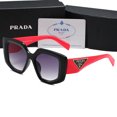 thumbnail image 3 of Gafas De Sol vintage De Lujo Prad Marca Diseñador Moda cool polygonal Hombres Y Mujeres Con Marco Pequeño Viaje, 3 of 3