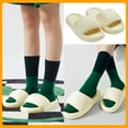 thumbnail image 5 of Pillow Slippers for Women Men Non-Slip Quick Drying Bathroom Shower Sandals Thick Sole Cloud Slides Indoor & Outdoor, 5 of 7