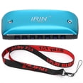 thumbnail image 1 of Harmonica 7-Hole Mini Blues Student Adult Beginner Playing Color Mouth Organ Wind InstrumentD Key Blue, 1 of 4