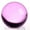 PINK, variant on Amlong Crystal Clear 4.2 in. (110mm) Crystal Ball with Dolphin Stand