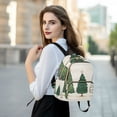 thumbnail image 6 of FORMRS Mini Backpack Purse for Women Travel Daypack Casual Shoulder Bag, Hand Drawn Christmas Stars, 6 of 7
