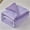 Solid Purple, variant on JML 2 Piece Sherpa Fleece Borrego Blanket,Thick Warm Baby Borrego Blanket,Twin Size 60" x 80"