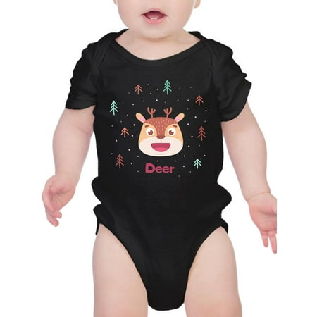 

Cute Baby Deer Face Bodysuit Infant -Image by Shutterstock 24 Months