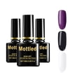 thumbnail image 1 of 3PCS/Set Gel Nail Polish Set Top Coat Multi-colors Long Lasting Nail Polish Kit, 1 of 9