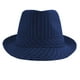 thumbnail image 2 of Sombreros para hombre y mujer, estilo clásico, a rayas, de paja, de punto, protector solar, jazz británico, de poliéster., 2 of 5