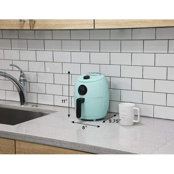 Oil-Free Air Fryer - 2.1 Qt, Mint