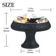 thumbnail image 4 of 4 Pcs Panda Sunflower Knobs for Kitchen Cabinet Cupboard Dresser Bookcase Drawer Pulls Handles Round Home Decor, 4 of 8