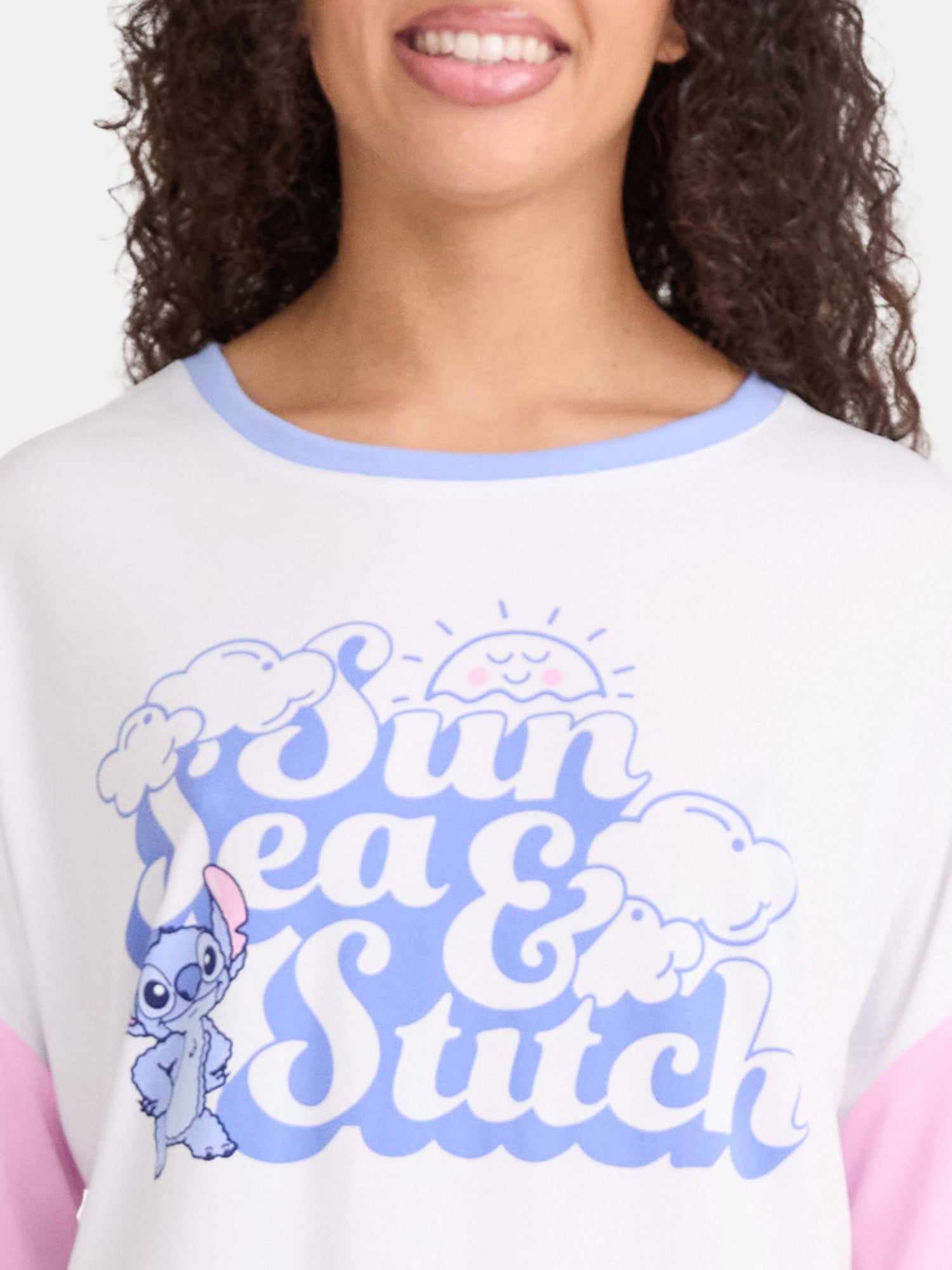 Disney Stitch Women's Sleep Tee, Sizes XS-3X